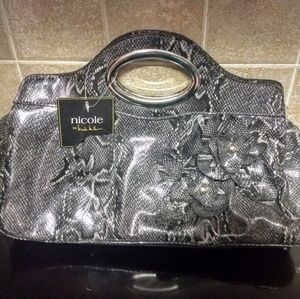 Nicole Miller Stephanie Flower Clutch